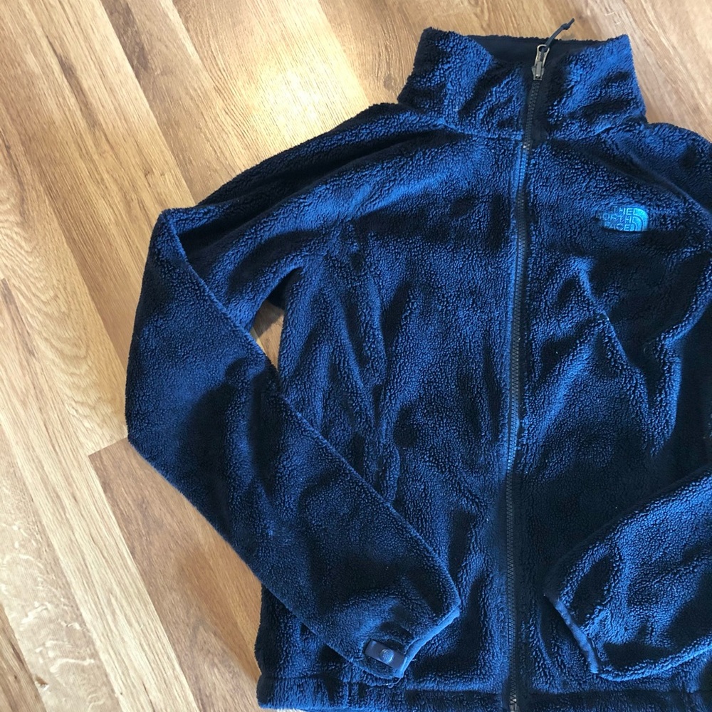 The North Face Sherpa Fleece Pile Zip-Up Navy